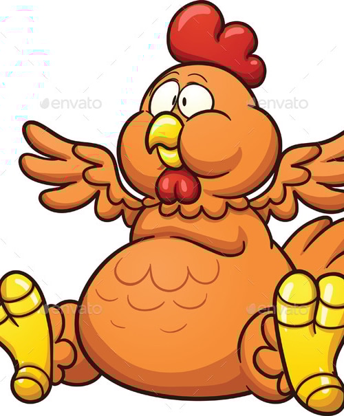 Fat Chicken, Vectors | GraphicRiver