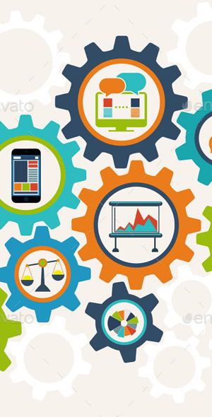 Business Processes, Vectors | GraphicRiver