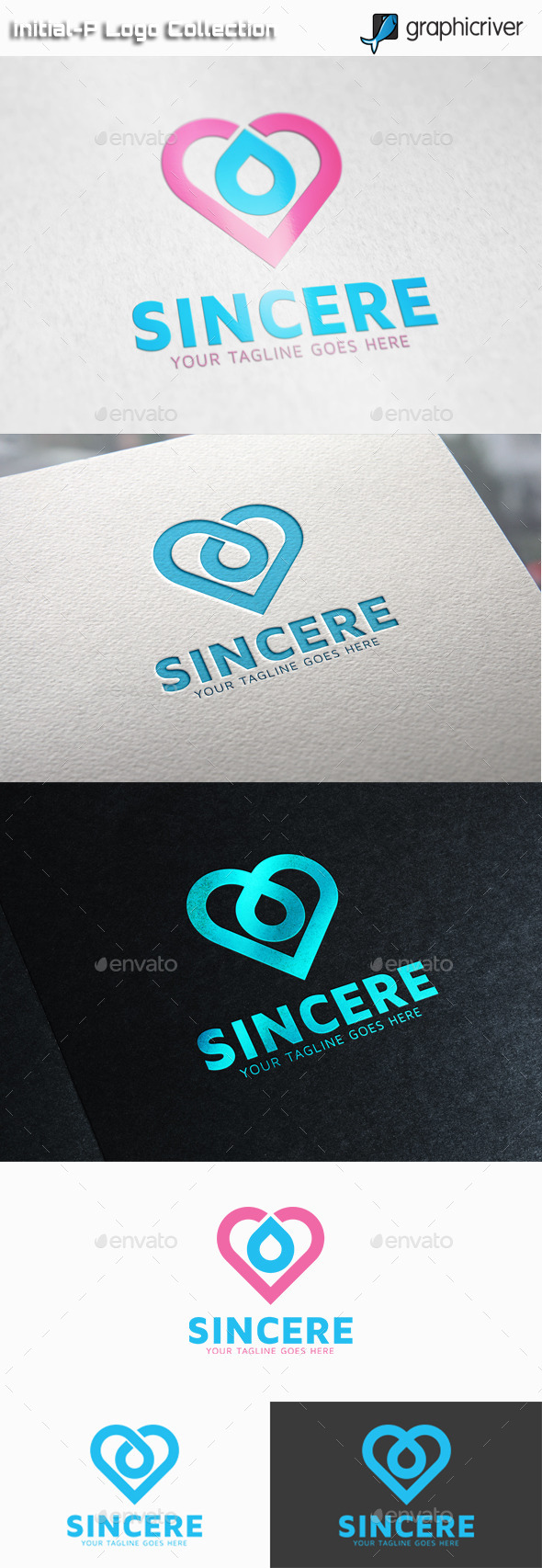 Sincere - Heart Logo, Logo Templates | GraphicRiver