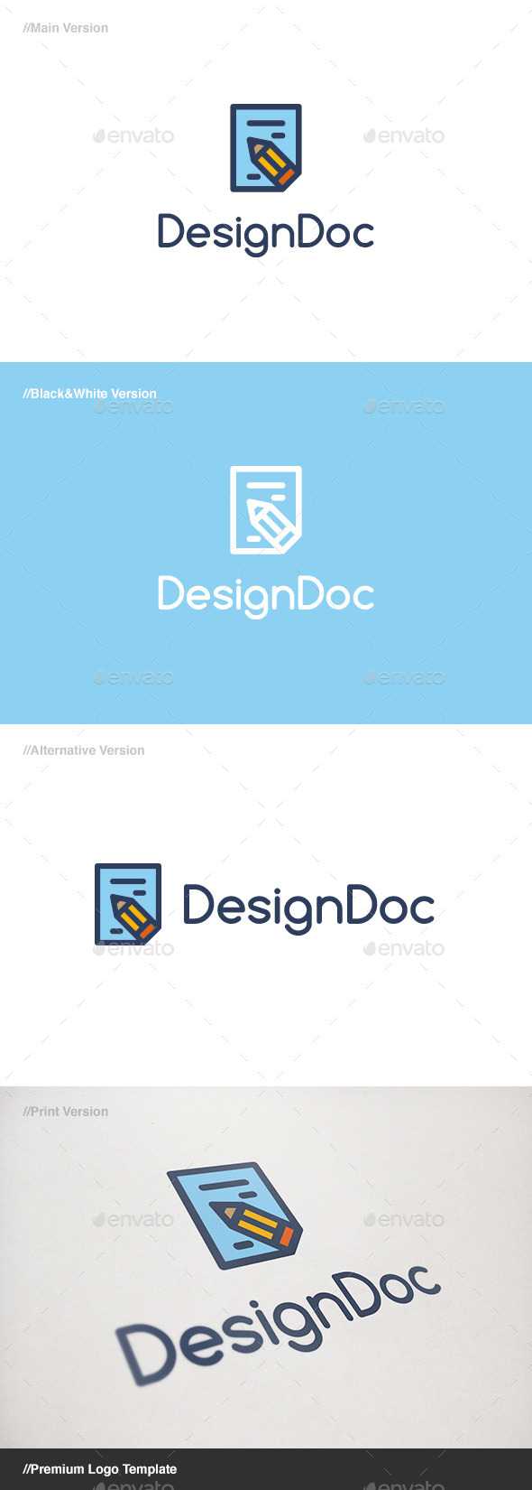 Design Doc Logo, Logo Templates | GraphicRiver
