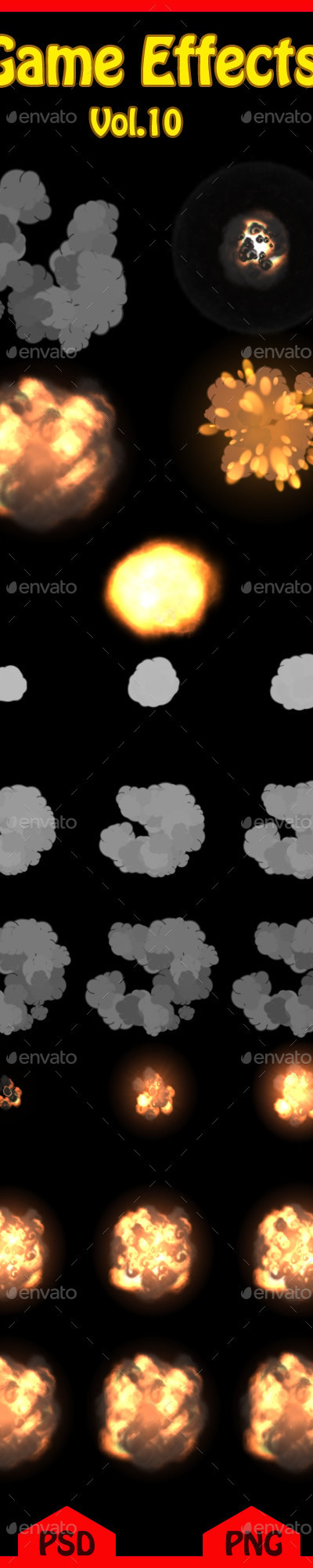 Game Effects Vol.10, Game Assets | GraphicRiver