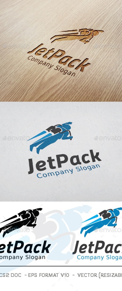 Jetpack Logo, Logo Templates | GraphicRiver