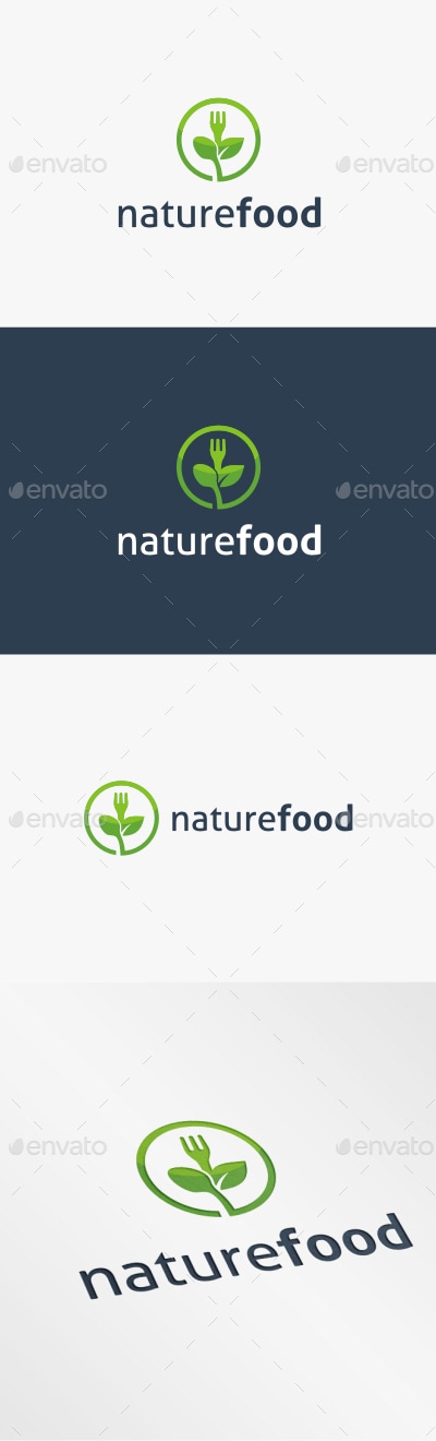 Nature Food - Logo Template, Logo Templates | GraphicRiver
