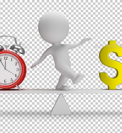 3D Small People - Time is Money, Graphics | GraphicRiver