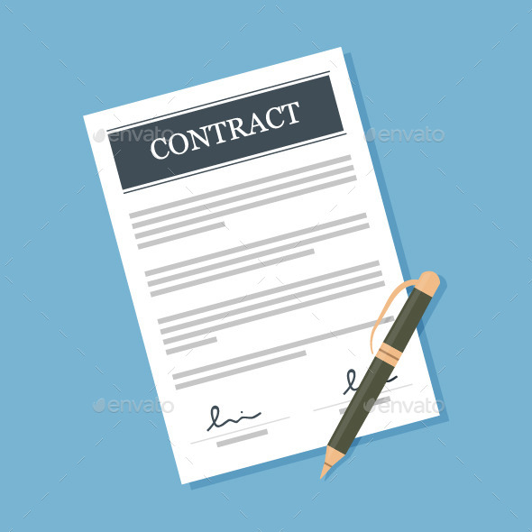 Contract, Vectors | GraphicRiver