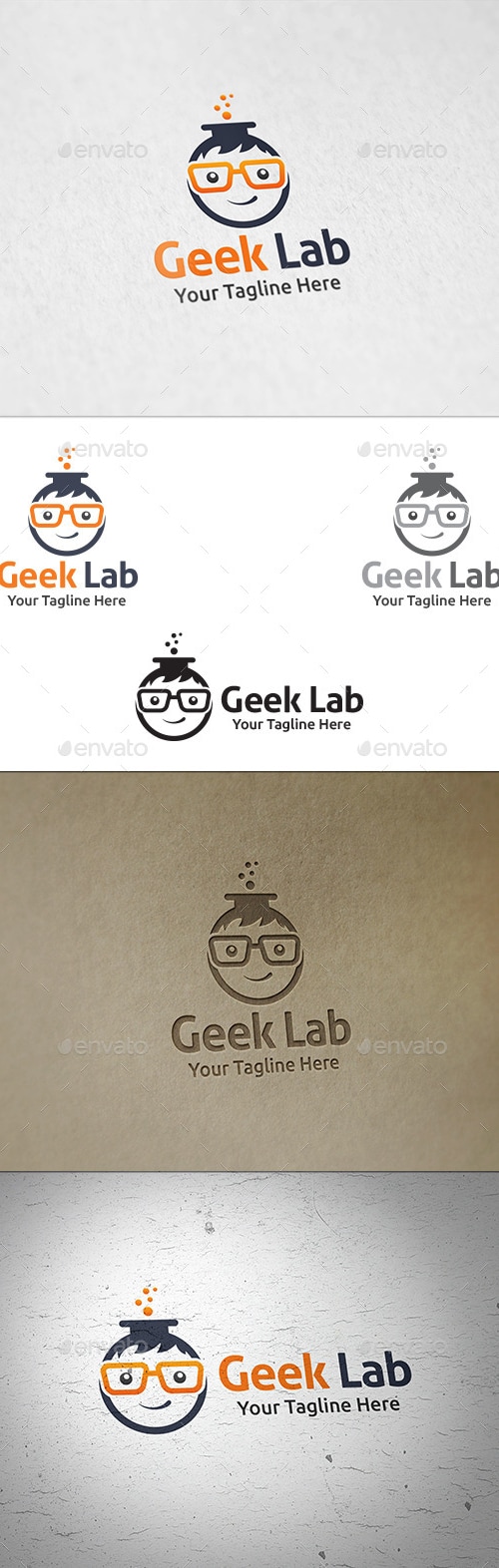 Geek Lab - Logo Template, Logo Templates | GraphicRiver