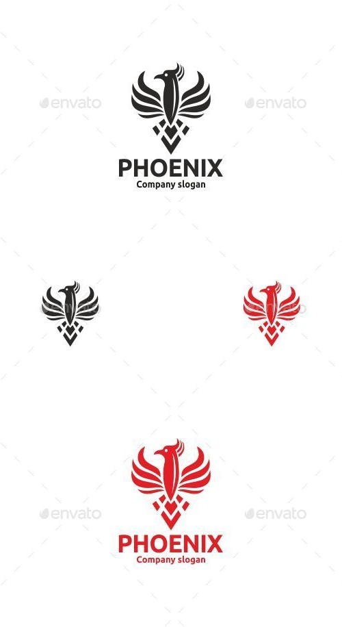 Phoenix, Logo Templates | GraphicRiver