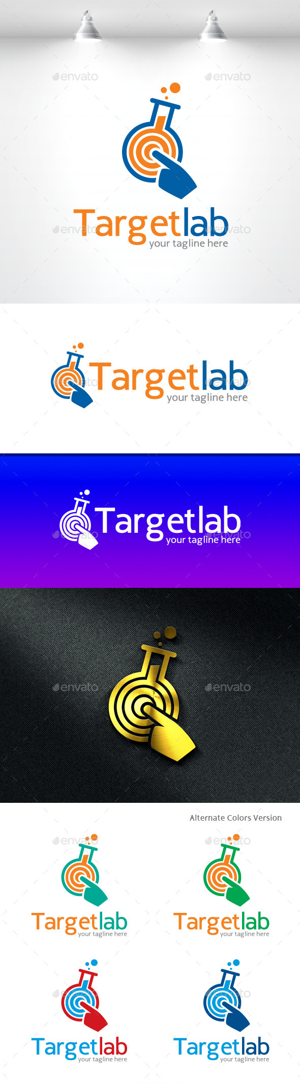Target Lab Logo, Logo Templates | GraphicRiver