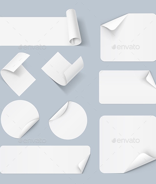 Paper Sticker, Vectors | GraphicRiver