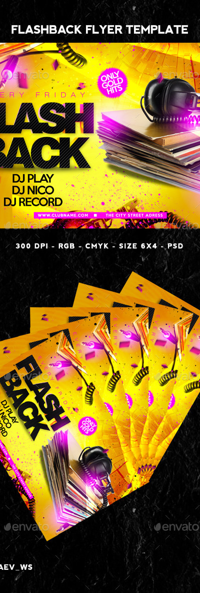 Flashback Flyer, Print Templates | GraphicRiver