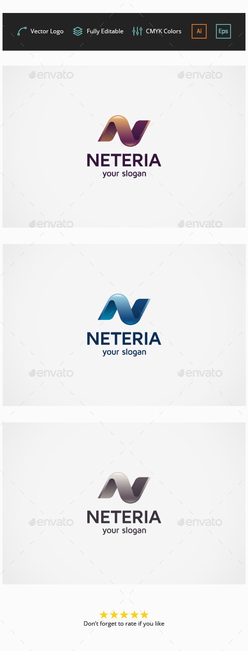 Neteria - Letter N, Logo Templates | GraphicRiver