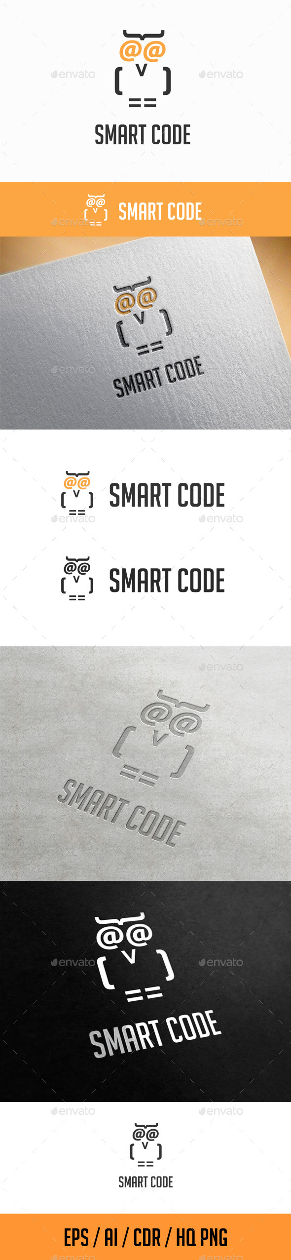 Smart Code Logo Template , Logo Templates | GraphicRiver