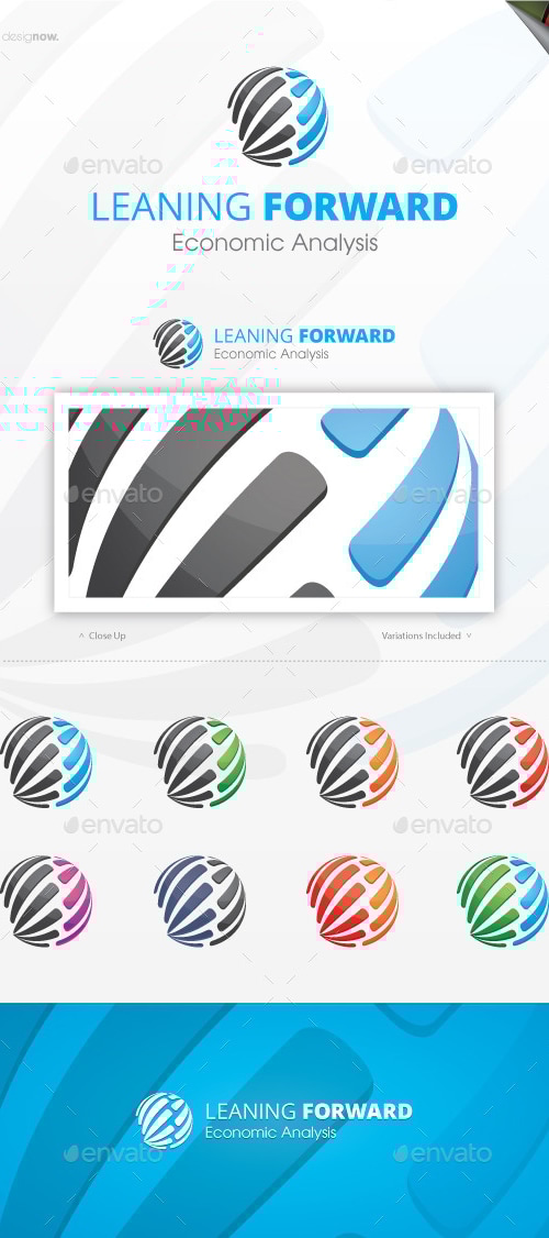 Leaning Forward Logo, Logo Templates | GraphicRiver