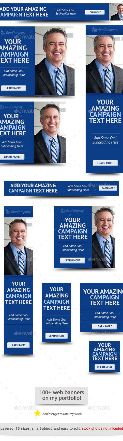 Corporate Web Banner Design Template 62, Web Elements | GraphicRiver