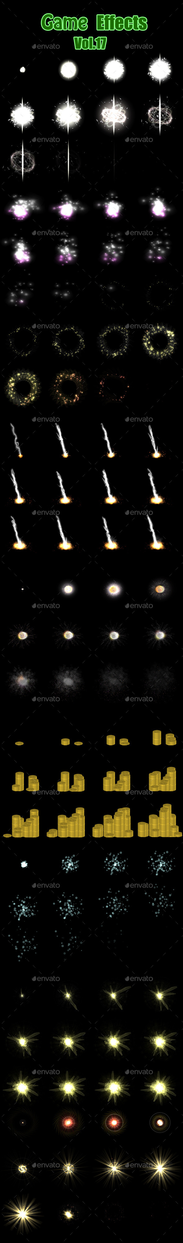 Game Effects Vol.17, Game Assets | GraphicRiver