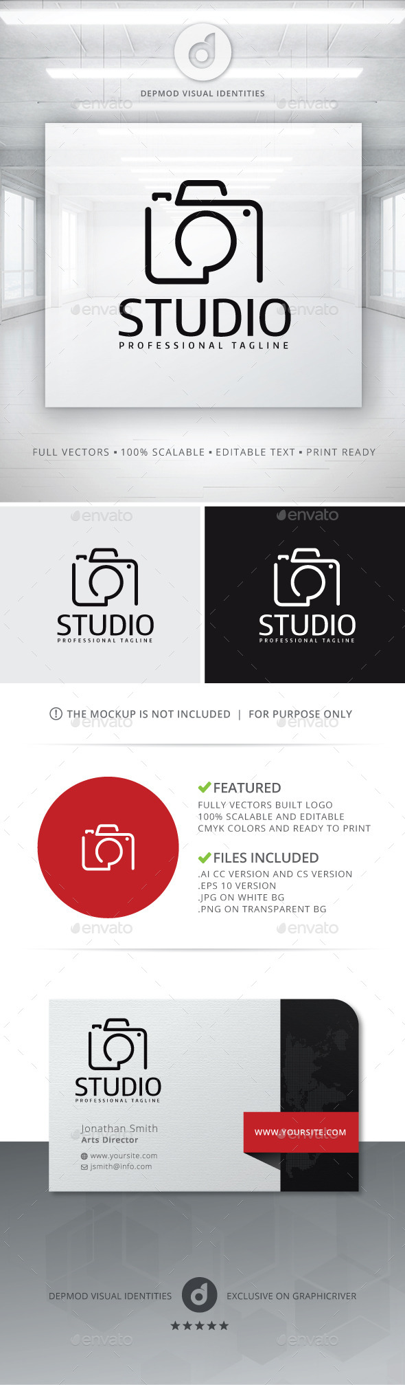 Studio Logo, Logo Templates | GraphicRiver