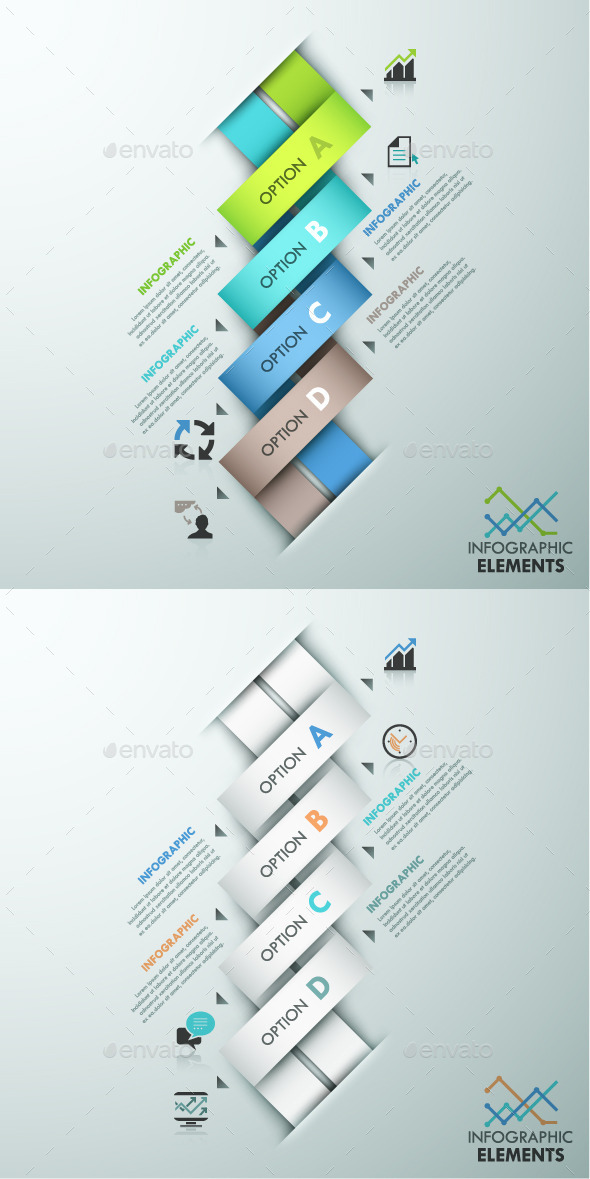 Modern Infographics Paper Template (2 Items), Infographics | GraphicRiver