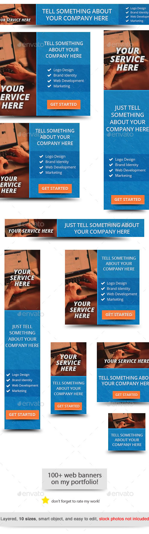 Corporate Web Banner Design Template 65, Web Elements | GraphicRiver