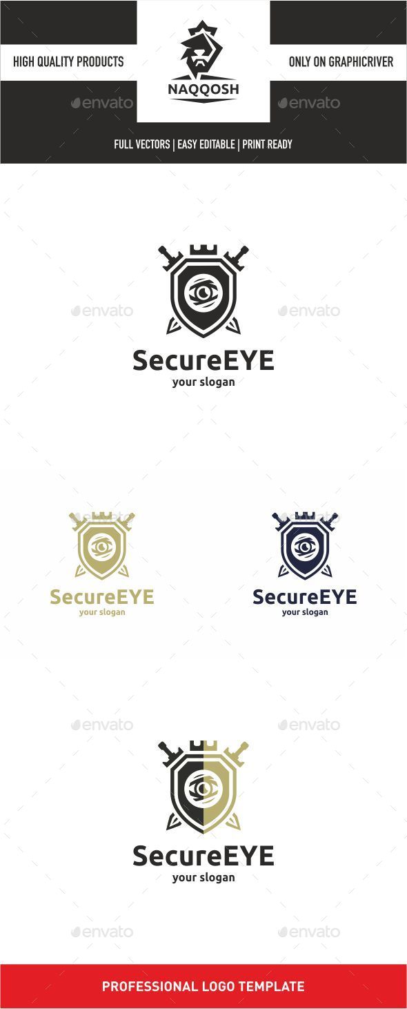 Secure Eye, Logo Templates | GraphicRiver