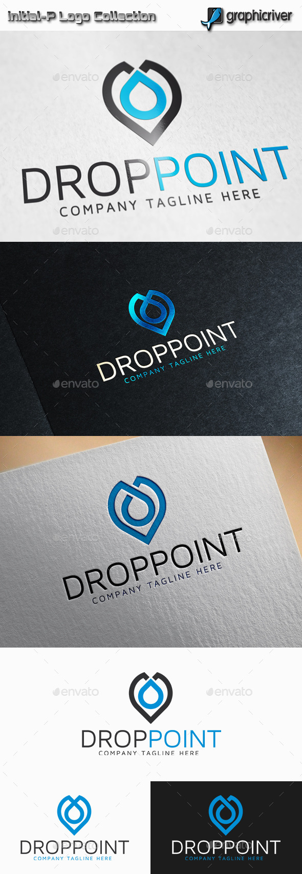 Drop Point Logo, Logo Templates | GraphicRiver