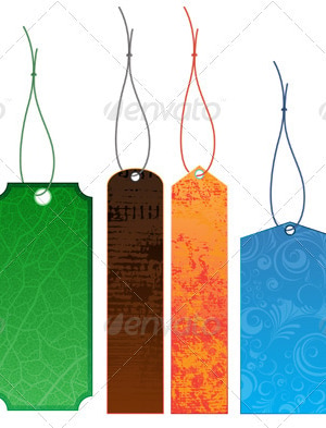 Vector labels, Vectors | GraphicRiver