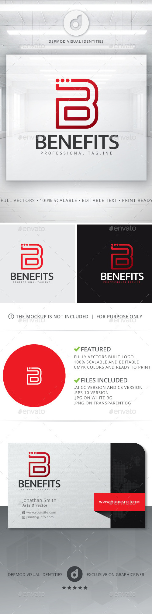 Benefits Logo, Logo Templates | GraphicRiver