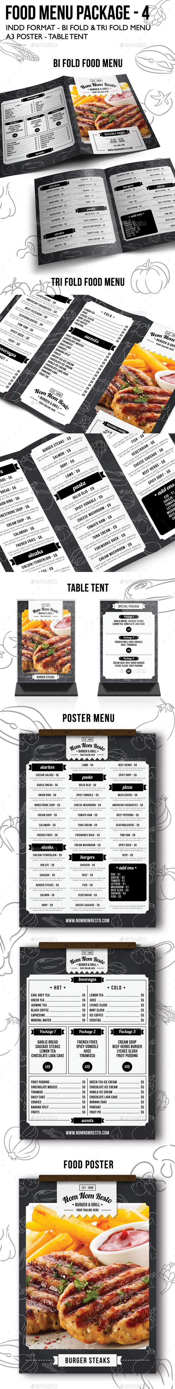 Food Menu Package 4, Print Templates | GraphicRiver