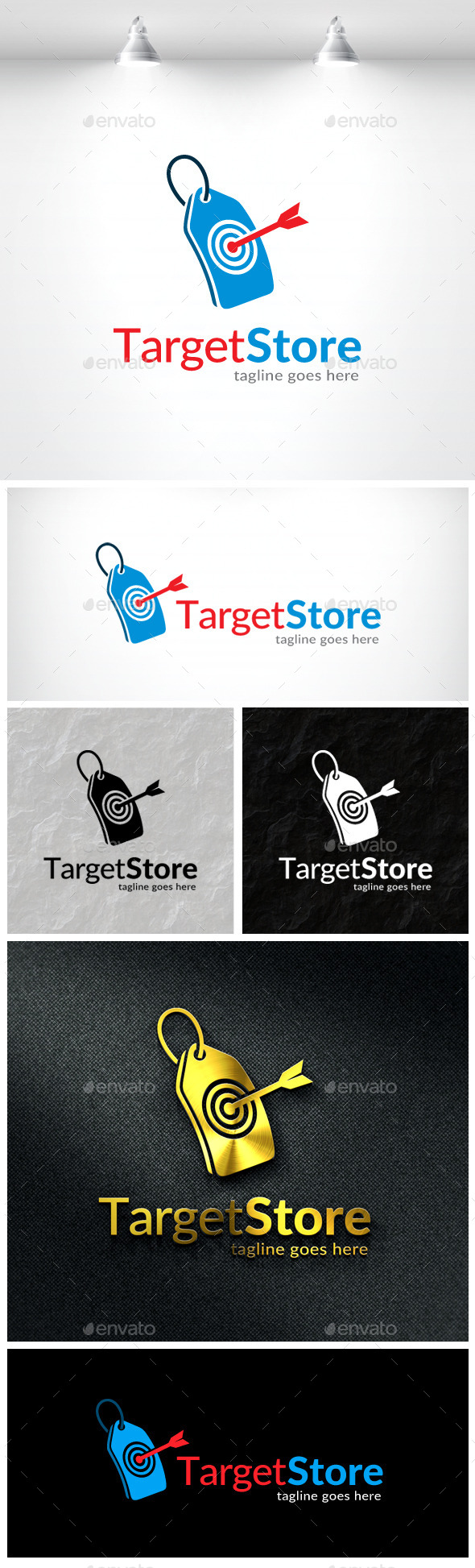 Target Store Logo, Logo Templates | GraphicRiver