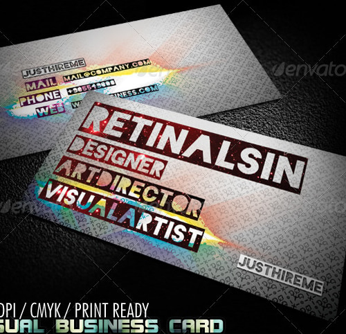 Visual Business Card, Print Templates | GraphicRiver