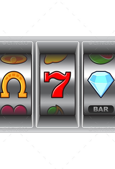 Slot Machine Illustration, Vectors | GraphicRiver