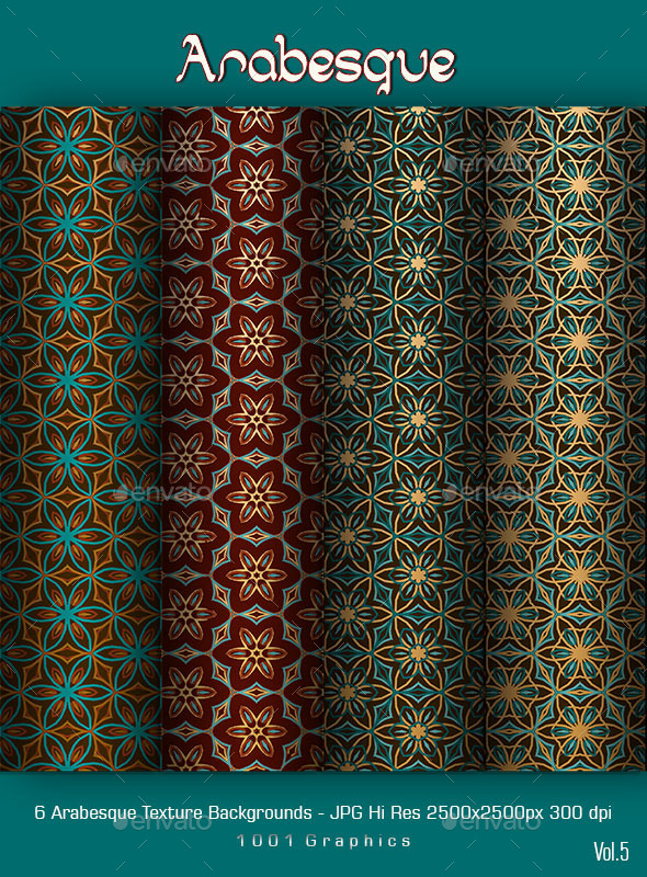 Arabesque Texture Vol.5, Graphics | GraphicRiver