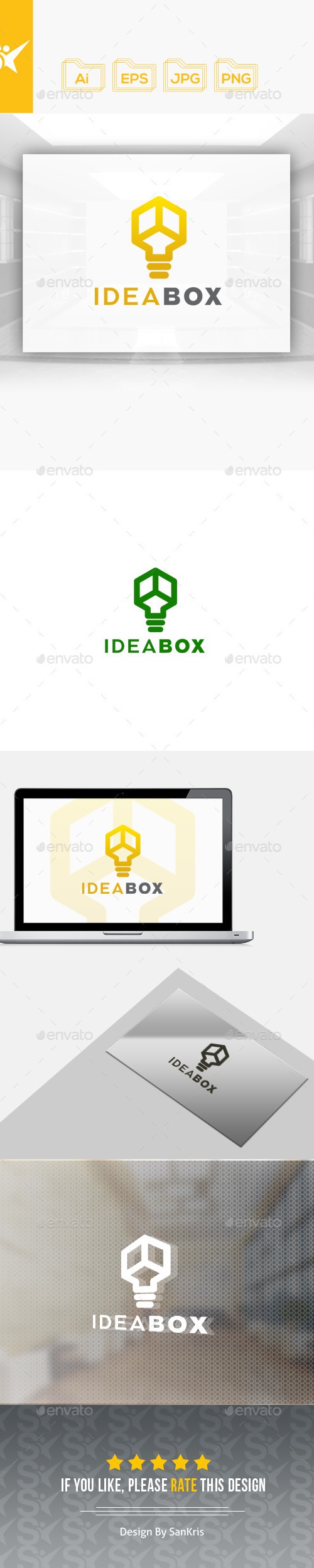 Idea Box Logo, Logo Templates | GraphicRiver