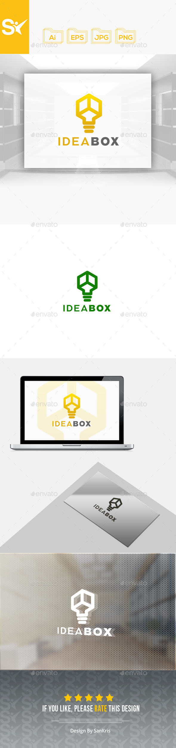 Idea Box Logo, Logo Templates | GraphicRiver