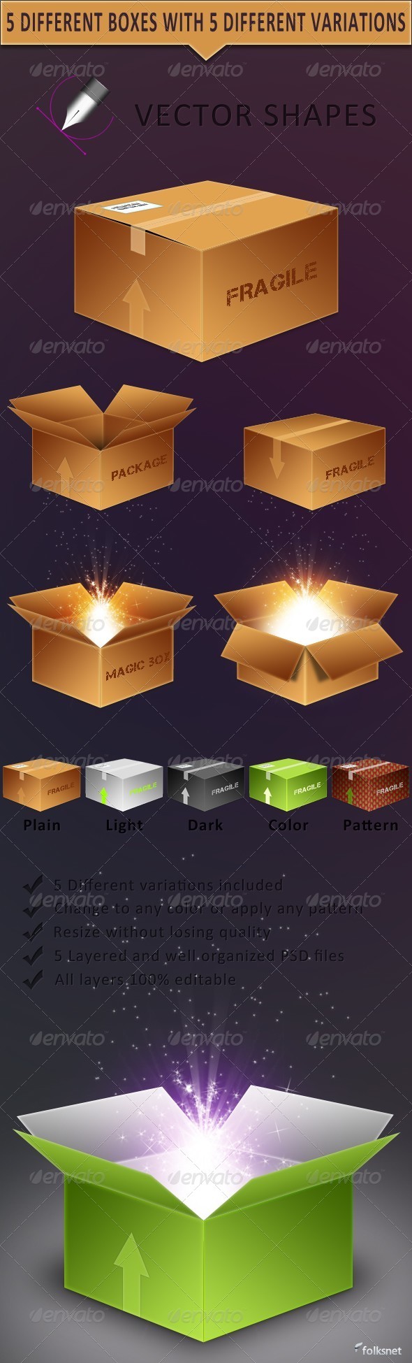 Vector Boxes, Graphics | GraphicRiver