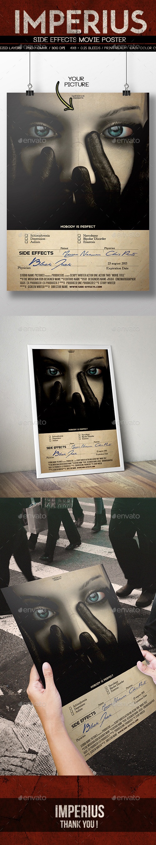 Side Effects Poster, Print Templates | GraphicRiver