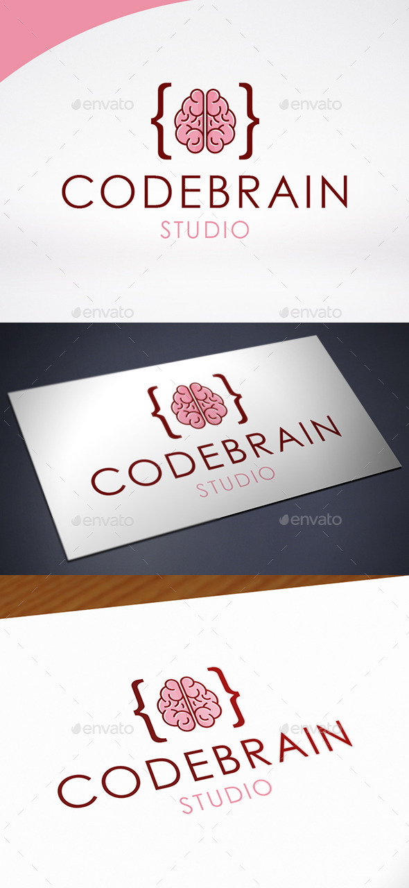 Code Brain Logo Template, Logo Templates | GraphicRiver