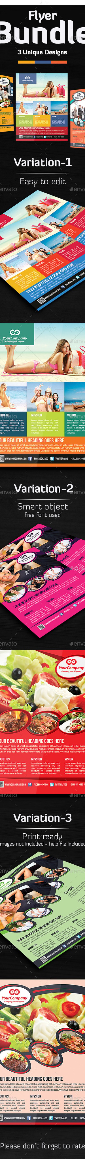 Flyer Bundle , Print Templates | GraphicRiver