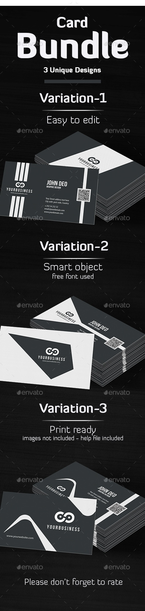 Business Card Bundle, Print Templates | GraphicRiver