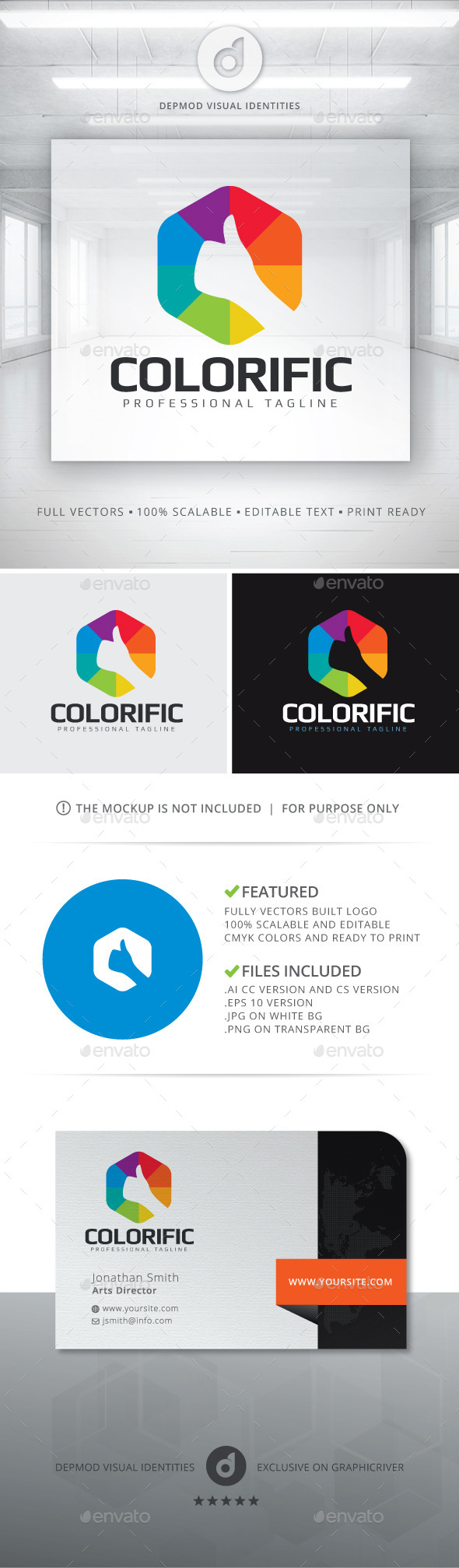 Colorific Logo, Logo Templates | GraphicRiver
