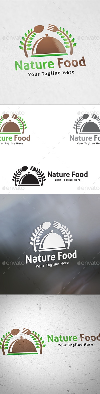 Nature Food Logo, Logo Templates | GraphicRiver