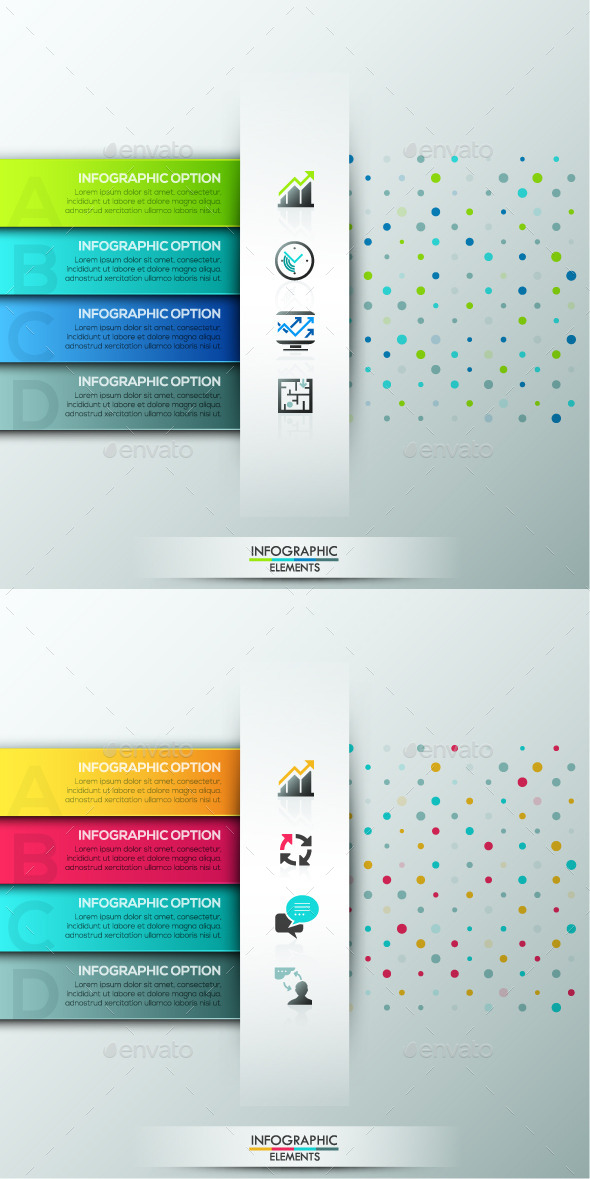Modern Infographics Paper Template (2 Colors), Infographics | GraphicRiver