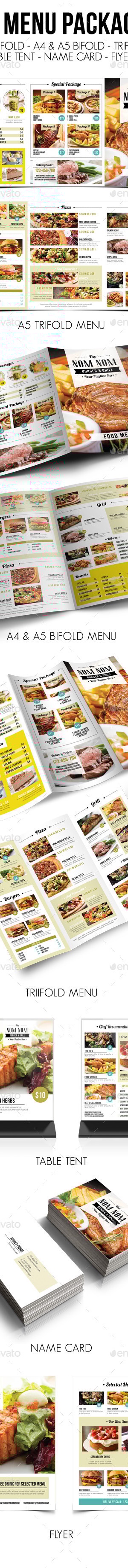 Food Menu Package 5, Print Templates | GraphicRiver