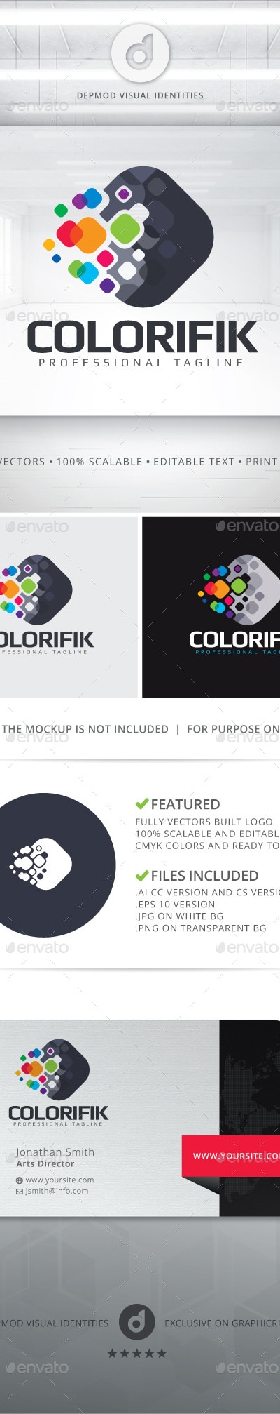 Colorifik Logo, Logo Templates | GraphicRiver
