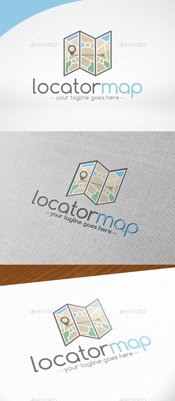 Map Locator Logo Template, Logo Templates | GraphicRiver