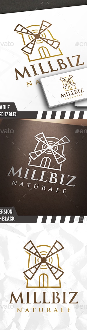 Mill Logo, Logo Templates | GraphicRiver