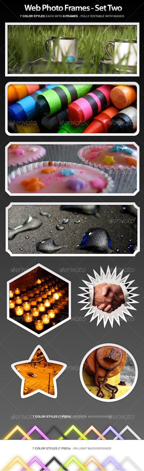 Web Photo Frames - Set Two, Web Elements | GraphicRiver