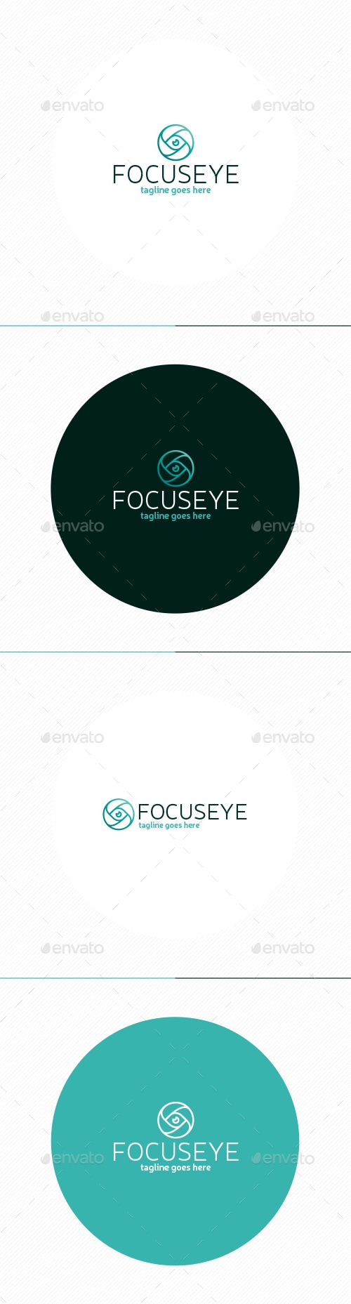 Focus Eye Logo, Logo Templates | GraphicRiver