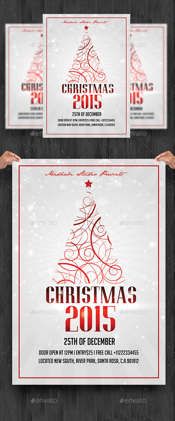 Image 5 for Christmas Flyer Template Word