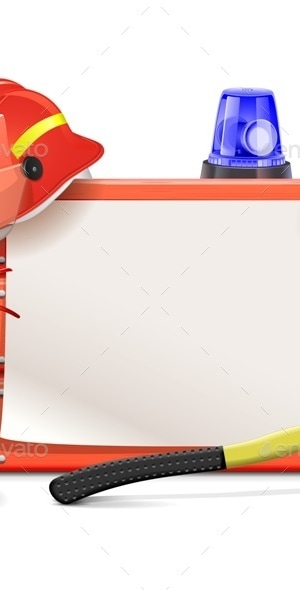 Vector Firefighter Board, Vectors | GraphicRiver