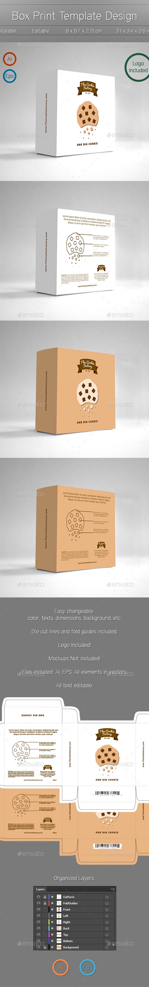 Box Design, Print Templates | GraphicRiver